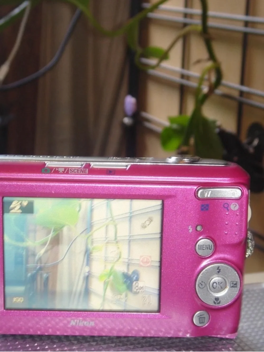 Nikon COOLPIX Pink Compact Digital Camera with Silver Lens